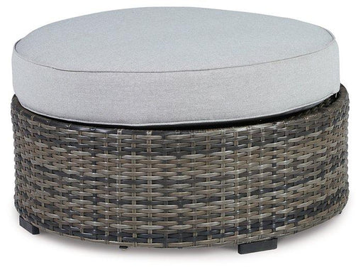 Harbor Court Ottoman with Cushion Outdoor Ottoman Ashley Furniture