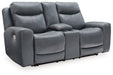 Mindanao Power Reclining Loveseat with Console Loveseat Ashley Furniture