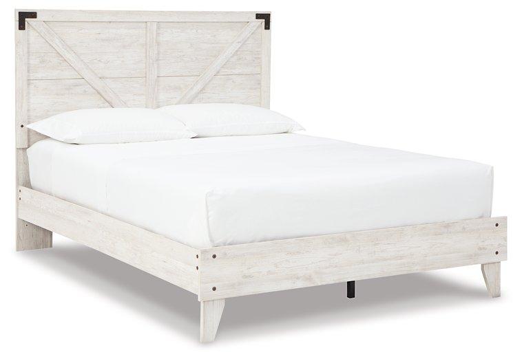 Shawburn Crossbuck Panel Bed Bed Ashley Furniture