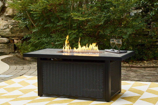 Beachcroft Outdoor Fire Pit Table - Dayton Discount Furniture