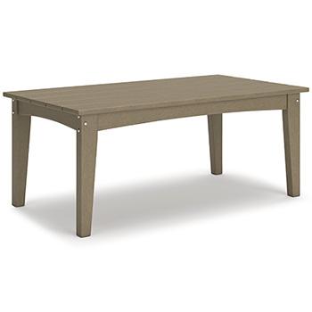 Hyland wave Outdoor Coffee Table Outdoor Cocktail Table Ashley Furniture