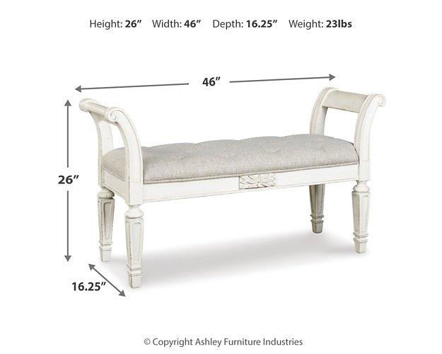 Realyn Accent Bench Bench Ashley Furniture