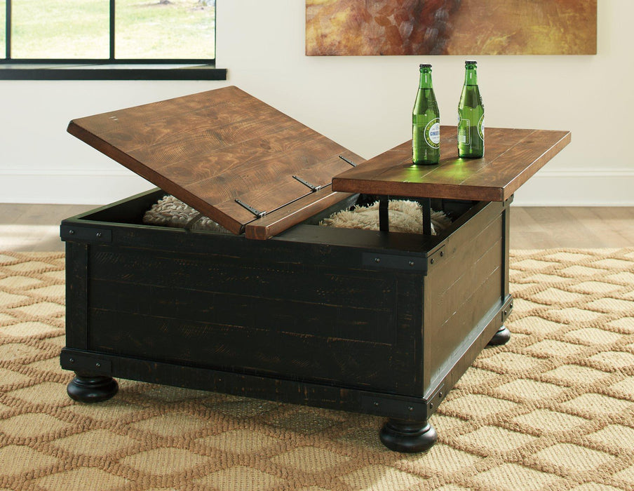 Valebeck Coffee Table with Lift Top Cocktail Table Lift Ashley Furniture