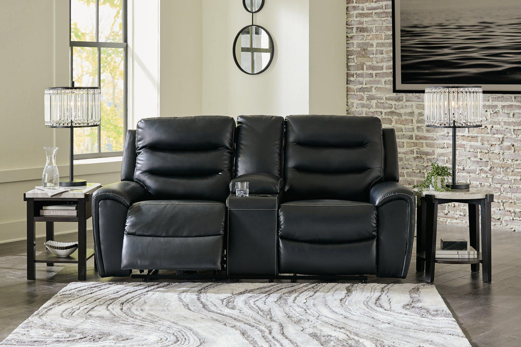 Warlin Power Reclining Loveseat with Console Loveseat Ashley Furniture