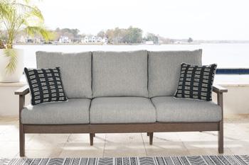 Emmeline Outdoor Sofa with Cushion Outdoor Seating Ashley Furniture