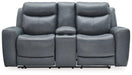 Mindanao Power Reclining Loveseat with Console Loveseat Ashley Furniture