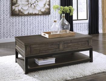 Johurst Coffee Table with Lift Top Cocktail Table Lift Ashley Furniture