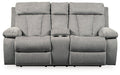 Mitchiner Reclining Loveseat with Console Loveseat Ashley Furniture