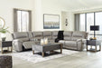 Dunleith Power Reclining Sectional Sectional Ashley Furniture