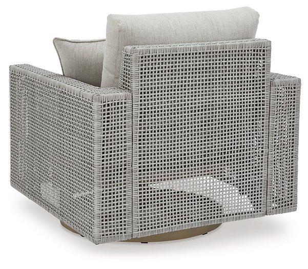 Seton Creek Outdoor Swivel Lounge with Cushion Outdoor Seating Ashley Furniture