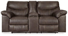 Boxberg Reclining Loveseat with Console Loveseat Ashley Furniture