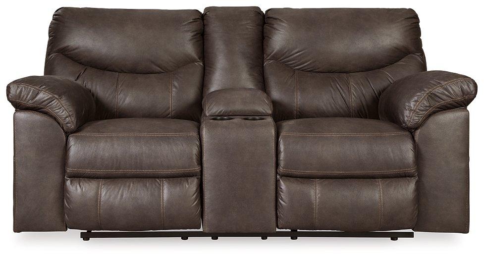 Boxberg Reclining Loveseat with Console Loveseat Ashley Furniture