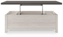 Dorrinson Coffee Table with Lift Top Cocktail Table Lift Ashley Furniture