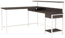 Dorrinson Home Office L-Desk with Storage Desk Ashley Furniture