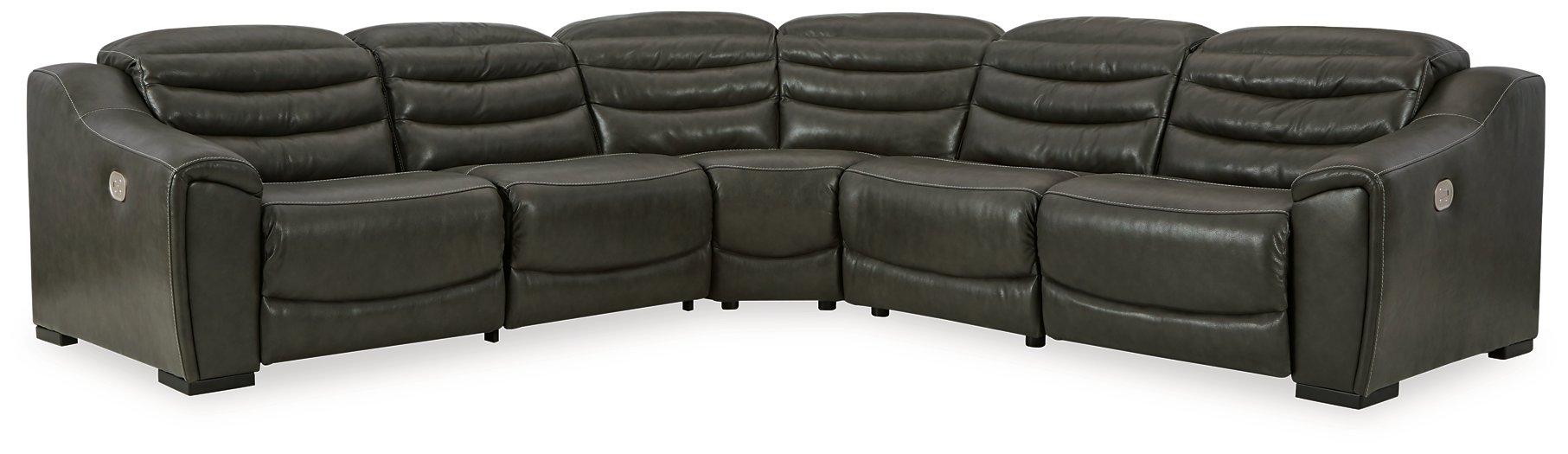 Center Line Power Reclining Sectional Sectional Ashley Furniture