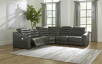 Center Line Power Reclining Sectional Sectional Ashley Furniture