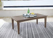 Emmeline Outdoor Coffee Table Outdoor Cocktail Table Ashley Furniture