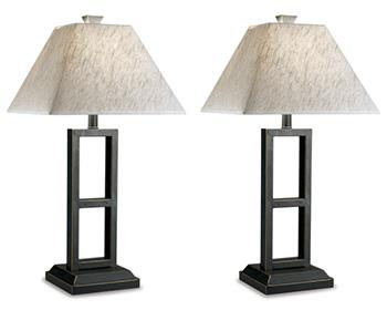 Deidra Table Lamp (Set of 2) Table Lamp Pair Ashley Furniture