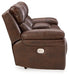 Edmar Power Reclining Loveseat with Console Loveseat Ashley Furniture