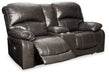 Hallstrung Power Reclining Loveseat with Console Loveseat Ashley Furniture