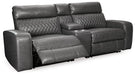 Samperstone Power Reclining Sectional Sectional Ashley Furniture