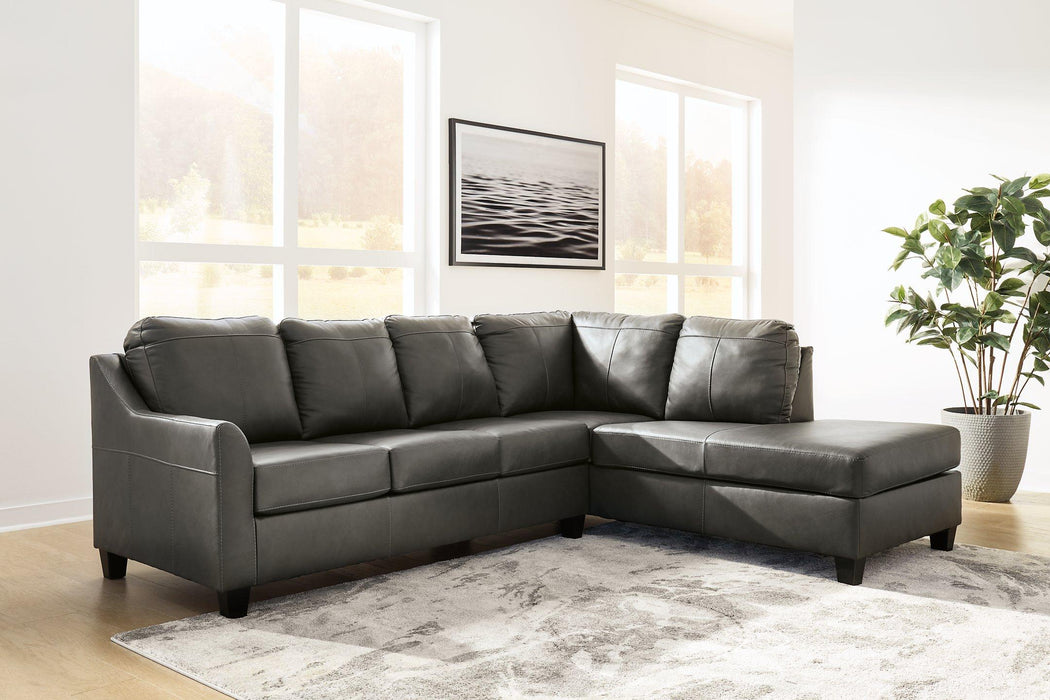 Valderno 2-Piece Sectional with Chaise Sectional Ashley Furniture