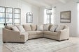 Brogan Bay 3-Piece Sectional with Cuddler Sectional Ashley Furniture