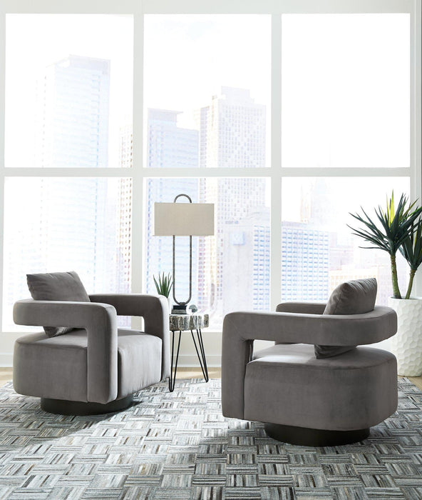 Alcoma Swivel Accent Chair Accent Chair Ashley Furniture