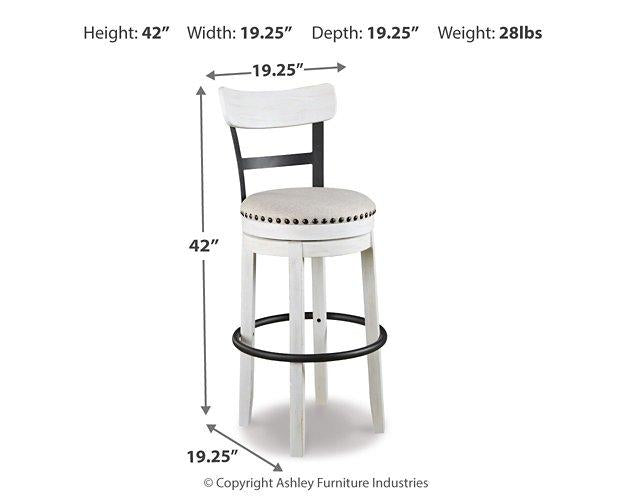 Valebeck Bar Height Bar Stool Barstool Ashley Furniture