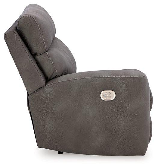 Next-Gen DuraPella Power Reclining Sectional Loveseat with Console Sectional Ashley Furniture