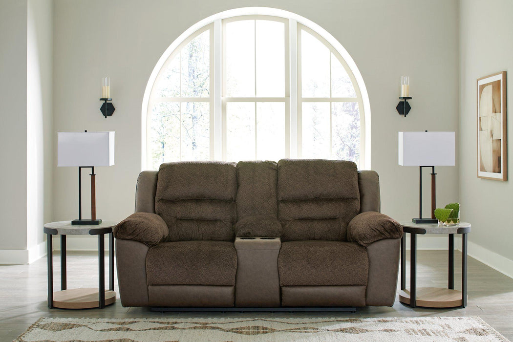 Dorman Reclining Loveseat with Console Loveseat Ashley Furniture