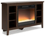 Camiburg Corner TV Stand with Electric Fireplace TV Stand Ashley Furniture