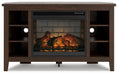 Camiburg Corner TV Stand with Electric Fireplace TV Stand Ashley Furniture