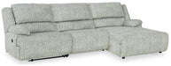 McClelland Reclining Sectional with Chaise Sectional Ashley Furniture