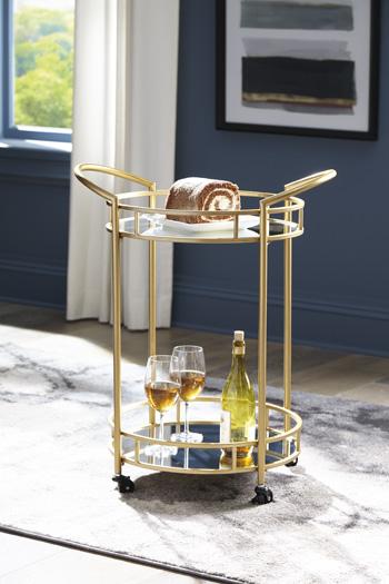 Wynora Bar Cart Bar Cart Ashley Furniture