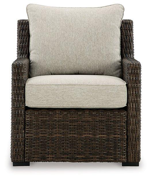 Brook Ranch Outdoor Lounge Chair with Cushion Outdoor Seating Ashley Furniture