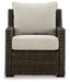 Brook Ranch Outdoor Lounge Chair with Cushion Outdoor Seating Ashley Furniture