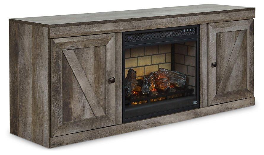 Wynnlow TV Stand with Electric Fireplace TV Stand Ashley Furniture