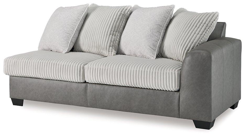 Clairette Court Sectional with Chaise Sectional Ashley Furniture