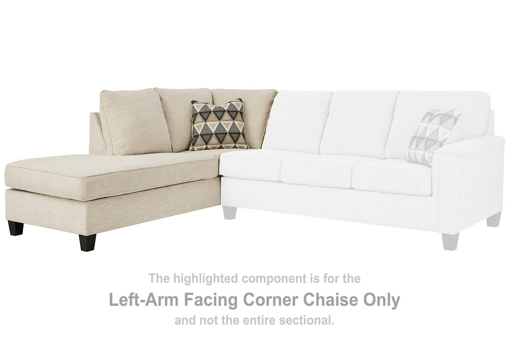 Abinger 2-Piece Sleeper Sectional with Chaise Sectional Ashley Furniture