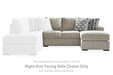 Calnita 2-Piece Sectional with Chaise Sectional Ashley Furniture