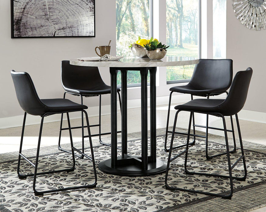 Centiar Counter Height Dining Set Barstool Set Ashley Furniture