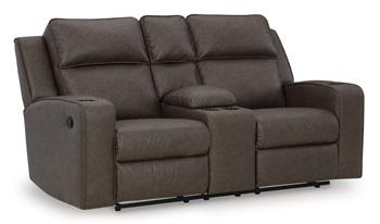 Lavenhorne Reclining Loveseat with Console Loveseat Ashley Furniture