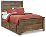 Trinell Bed with 2 Storage Drawers Bed Ashley Furniture