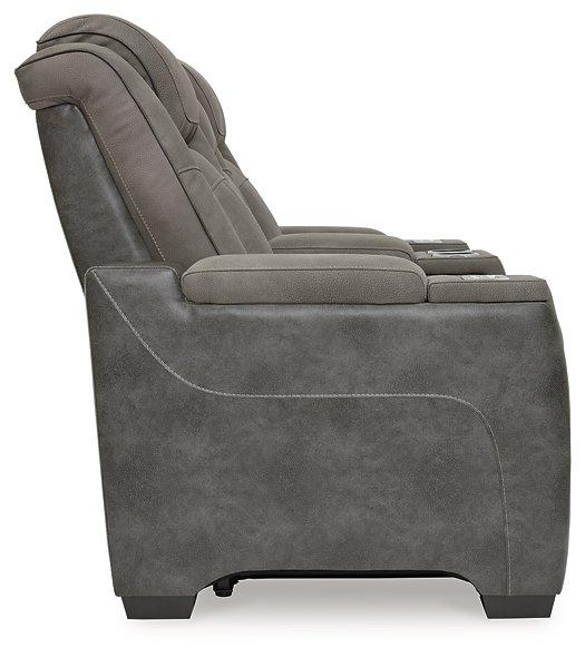 Next-Gen DuraPella Power Reclining Loveseat with Console Loveseat Ashley Furniture