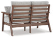 Emmeline Outdoor Loveseat with Cushion Outdoor Seating Ashley Furniture