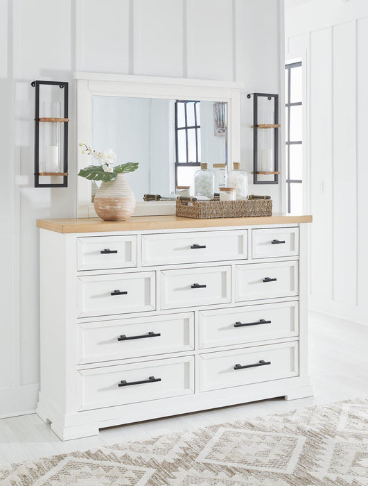 Ashbryn Dresser and Mirror Dresser & Mirror Ashley Furniture