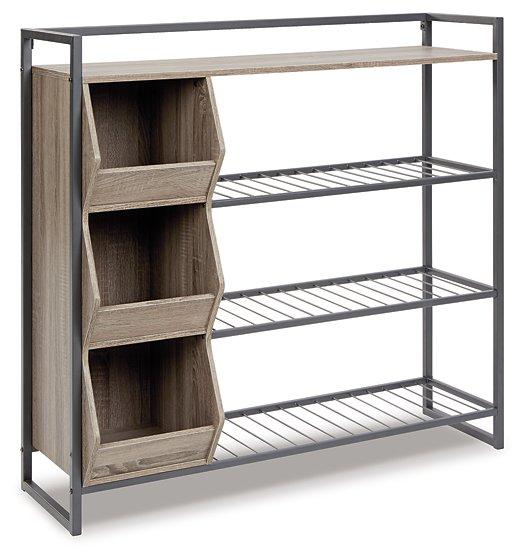 Maccenet Shoe Rack Bookcase Ashley Furniture