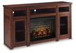 Harpan 72" TV Stand with Electric Fireplace TV Stand Ashley Furniture