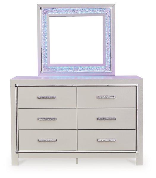 Zyniden Dresser and Mirror Dresser & Mirror Ashley Furniture